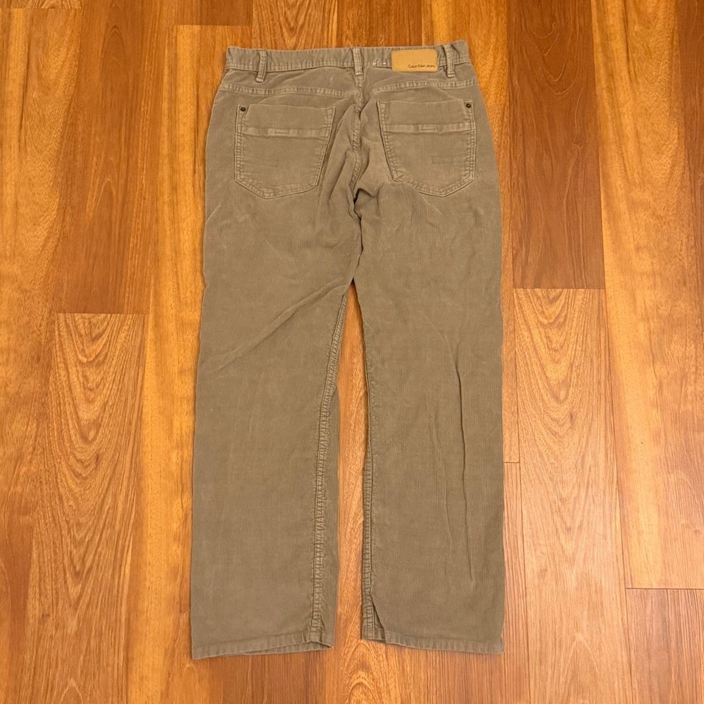 2000s Calvin Klein Jeans Tan Corduroy Pants Men's Size 34